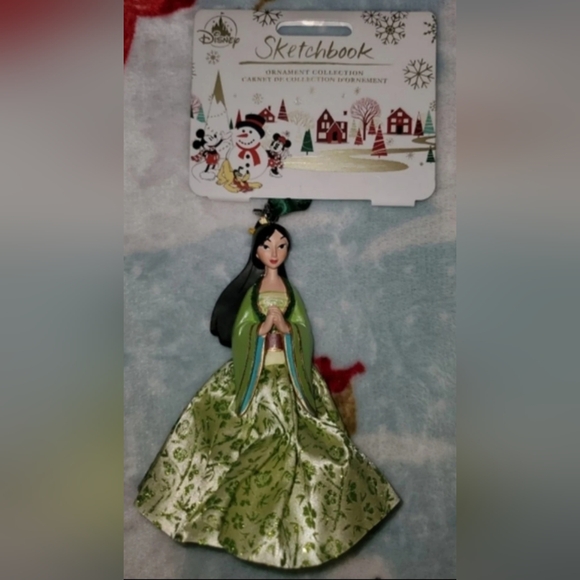 Disney Holiday New Hard To Find Disney Mulan Sketchbook Christmas Ornament Poshmark